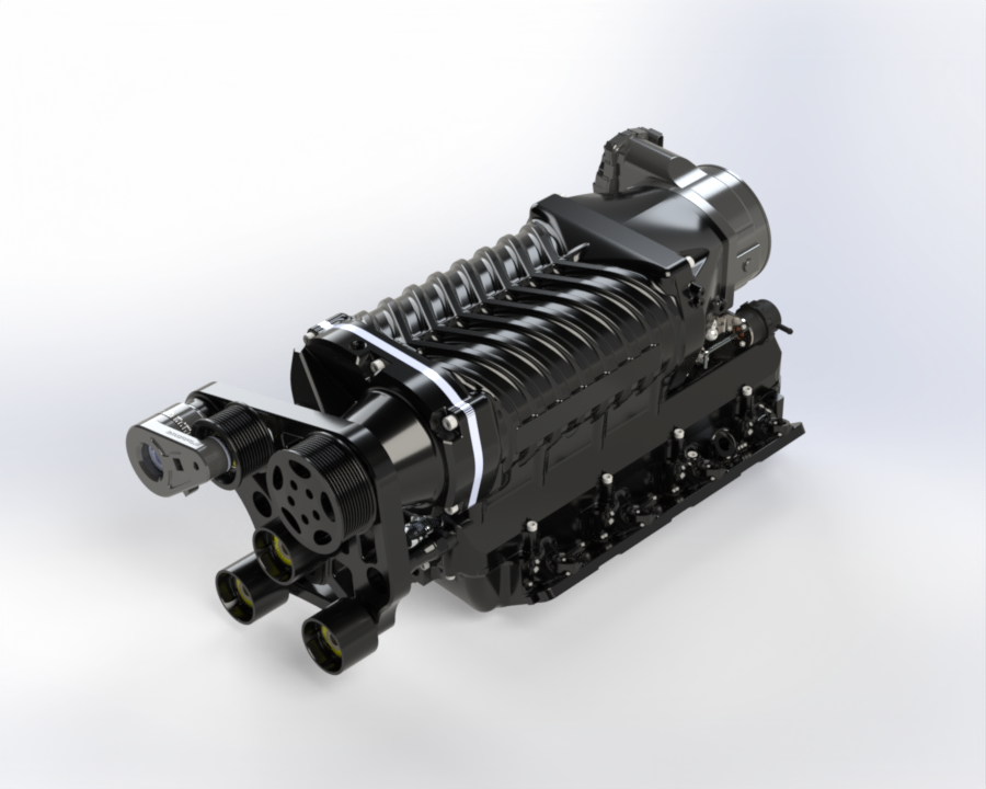 Chevy / GM LS1, LS3 and LS7 Whipple Gen 6 3.8L Hot Rod Supercharger Kit - Image 6