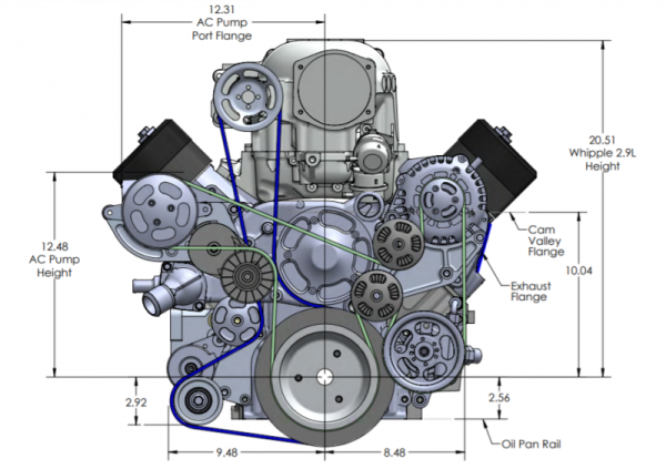 Chevy / GM LS1, LS3 and LS7 Whipple Gen 4 2.9L Hot Rod Supercharger Kit - Image 11