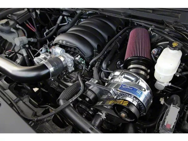 Procharger High Output Intercooled Supercharger Complete Kit with P-1SC-1; Satin Finish
